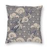 Japanese Traditional Kimono Pillowcase Polyester Linen Velvet Creative Zip Decor Sofa Cushion Cover Wholesale