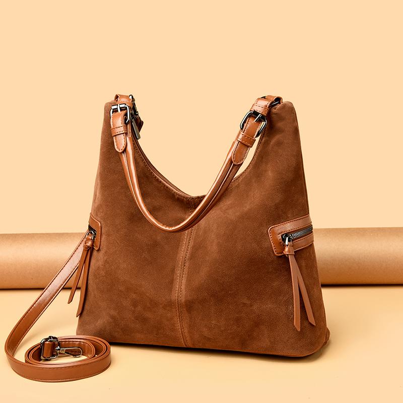 Винтажная вместительная сумка под мышку Женская сумка-тоут Сумка на плечо