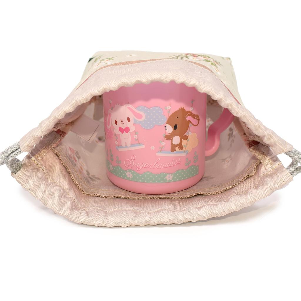 COLORFUL CANDY STYLE Drawstring Small Set of 2 Different Cup Accessory Tool Petite Bouquet and Mimosa NU903100 Bag, Patterns, Bag, Holder, Bag,