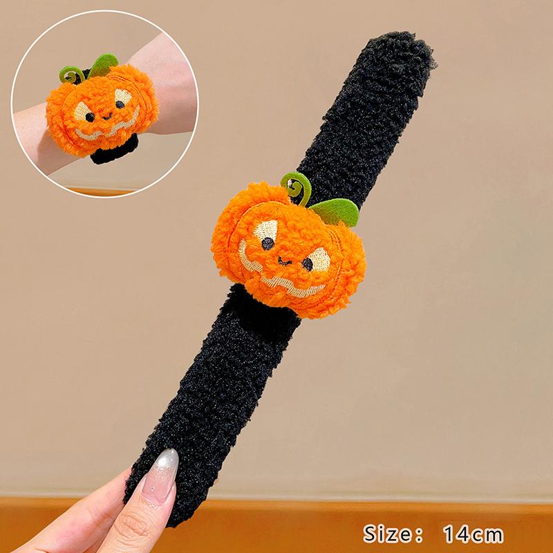 Halloween Plush Bracelets Ghost Bats Pumpkins Papa Circle Children's Gifts Wristbands Halloween Decorative Props