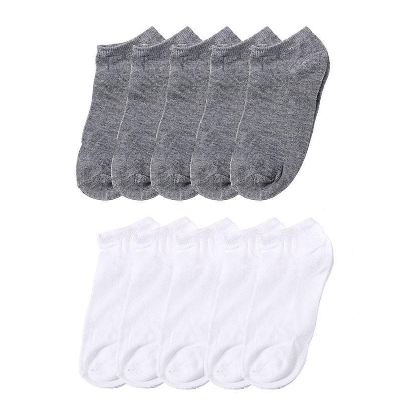 10 Pairs Comfortable Candy Color Cotton Sock Slippers Short Socks Fashion Low Cut Breathable Socks