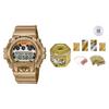 CASIO G-SHOCK Серия Jindamo Ударопрочный и водонепроницаемый Механизм Кварцевый механизм Ремешок из смолы Японские и корейские часы Мужские часы DW-6900GDA-9PR