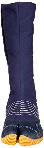 Margo Tabi Socks, Fleece-Lined, Warm Jog Socks, 12-Count, Deluxe, Unisex, Adult, Navy, Size 28.0 cm, 2E