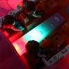 Plastic LED Lights Music Airplane Toys Blue/Pink Aircraft Toy Aircraft LED Plane Model  Kids