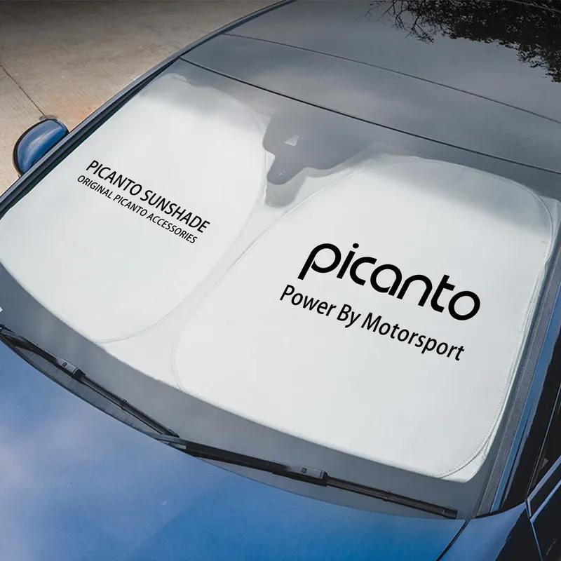 Car Windshield Sunshade Auto Exterior Accessories For Kia Picanto Morning GT-Line X-Line 2017 2016 2015 2014 X-Line S GT-Line S
