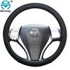 100% Бренд DERMAY Кожаная Накладка на Руль Спортивного Автомобиля для Nissan Tiida 2004~ Автоаксессуары