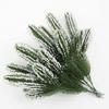 6pcs Artificial Simulation Pine Needles Artificial Green Leaves Plants Christmas Pine Branches