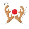 Car Christmas Reindeer Antler Decorations Reindeer Antlers Christmas Decor for SUVs Reindeer Auto Kit Christmas Car Decorations