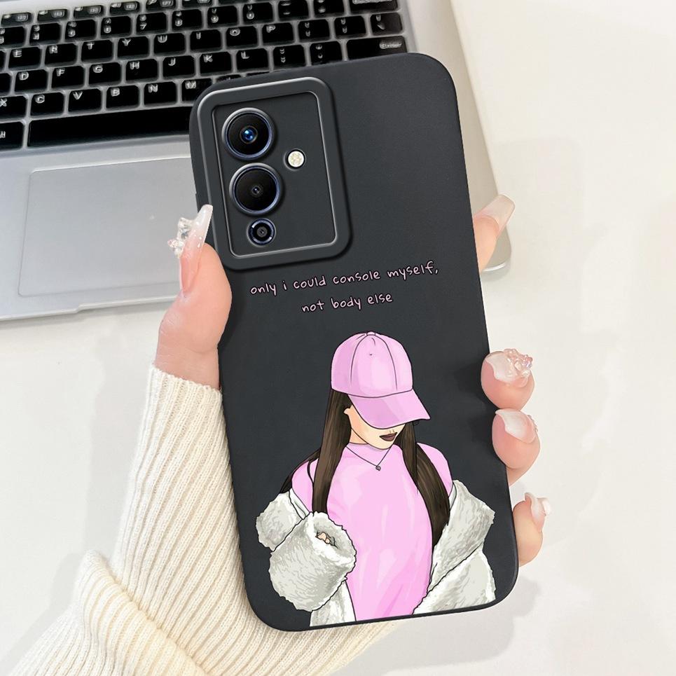 For Note 12 Pro 5G Inifinix Back Cover Infinix Note12 12Pro X671B Funda Flower Butterfly Women Fashion Phone Case Soft Silicone