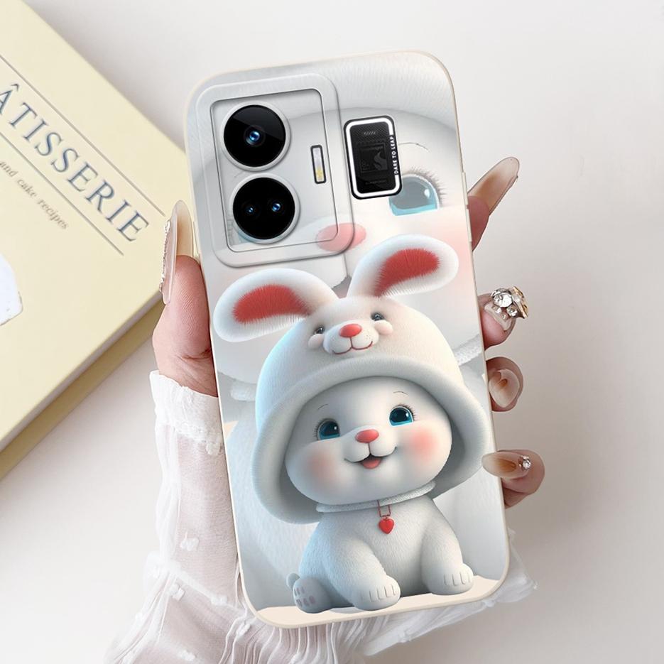 Чехол для Realme GT3 RMX3709 Милый Забавный Мультяшный Чехол Мягкий Силиконовый Чехол Для Realme GT Neo 5 Neo5 240W RealmeGT3 Задняя Крышка Coque