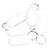 5Pcs Plastic Floating Keychain Pill Shape Float Key Ring for Boating Fishing Kayak Surfing Sailing