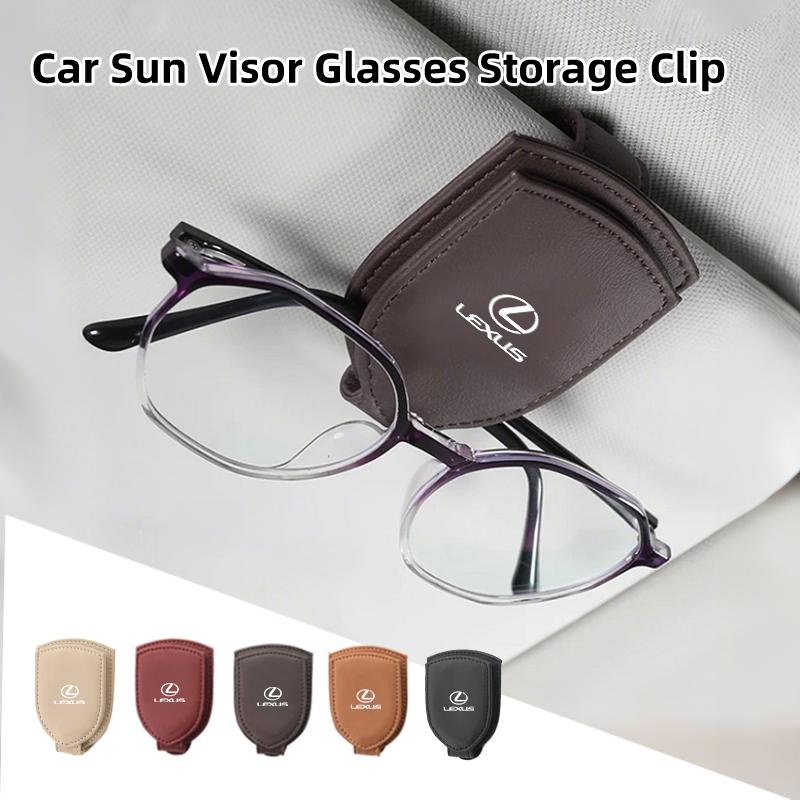 CKU5 Car Visor Glasses Clip Sunglasses Box Card Holder Interior For Lexus CT200h ES250 ES300h IS250 IS200 GS300 GS460 GX470 LS400