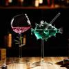 Creative Cocktail Glass Swan Glass Bird Wine Glass Octopus Puffer Fish Glass Glass Goblet