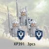 3 шт. Властелин Колец Эльфы Орки Армия Гном Рохан Мини Экшн Игрушки Фигурки Строительные Блоки Сборные Игрушки для Детей Подарок на День Рождения