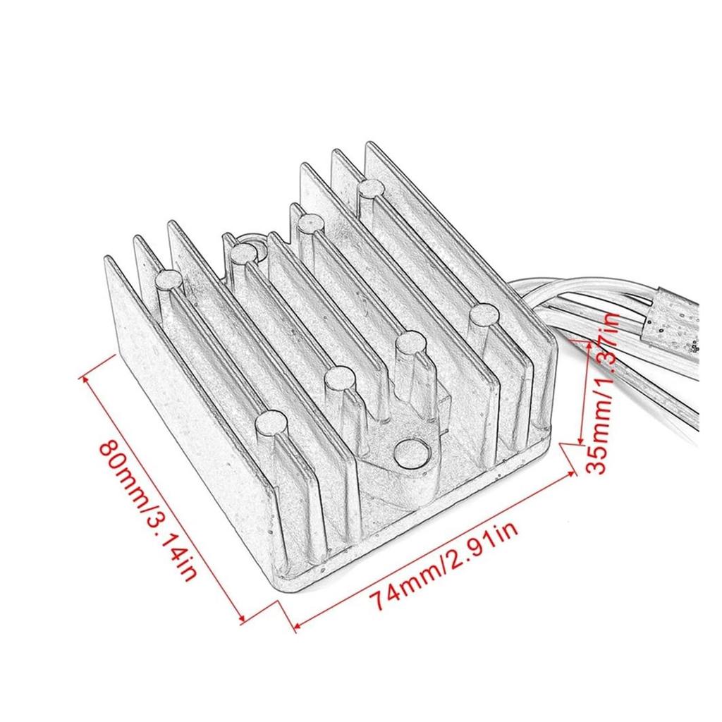 Motorcycle Rectifier Motorcycle Regulator Rectifier For 6R3-81960-10 6R3-81960-00 115 130 150 L130 L150 L200 P150 P200 TLR TXR TJR 6R38196010