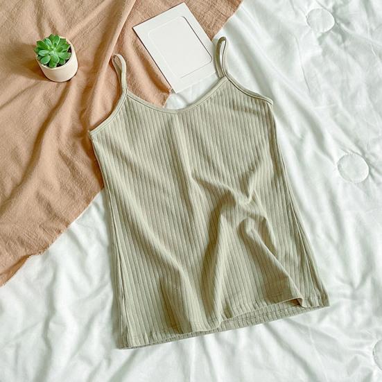 Женский топ-майка на тонких бретельках, летний облегающий топ в рубчик, безрукавка с V-образным вырезом, без рукавов, майка, базовые многослойные рубашки