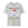 Merry Woofmas Samoyed Christmas Dog Ugly Xmas Sweater Tshirt Printed On Family Short Sleeve T Shirt Crew Neck