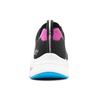 Skechers Arch Fit Сетчатая ткань Синтетическая кожа Низкие беговые кроссовки Женские кроссовки Черный Фиолетовый 149928-BKMT