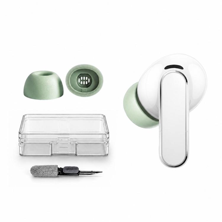 Memory Foam Ear Tips L‑Size for Huawei FreeBuds Pro 2‑5, Ear Sleeves with Storage Case & Random‑Color Cleaning Pen