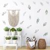 Чернила и листья наклейки на стену пасторальный стиль дом гостиная кафе магазин одежды настенное украшение самоклеящиеся наклейки на стену