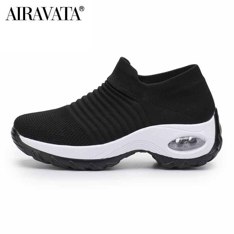 Модные женские повседневные дышащие кроссовки на высокой платформе