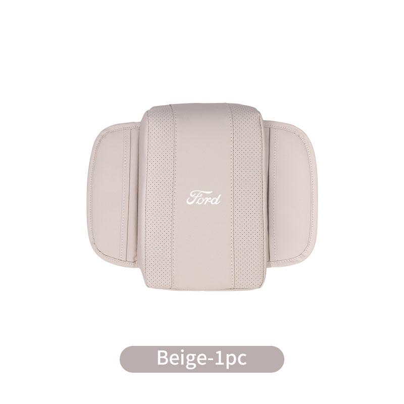 KLKD5 Car Armrest Mat Interior Armrests Storage Box Mats Waterproof Armrest Protector For Ford Fiesta Ranger Mondeo Escape Ecosport