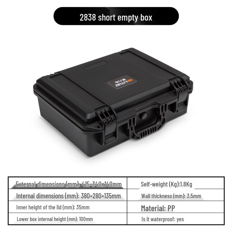 Пластиковый водонепроницаемый ударопрочный защитный бокс для камеры и оборудования