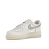 Nike Air Force 1 07 Essential Silver Swoosh Женские кроссовки White Summit-White Metallic-Silver DQ7569-100