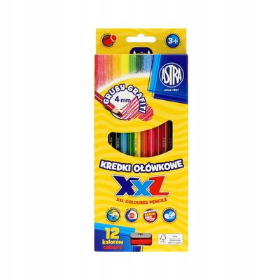 Hexagonal Pencil Crayons 12KOL XXL A'12 8146