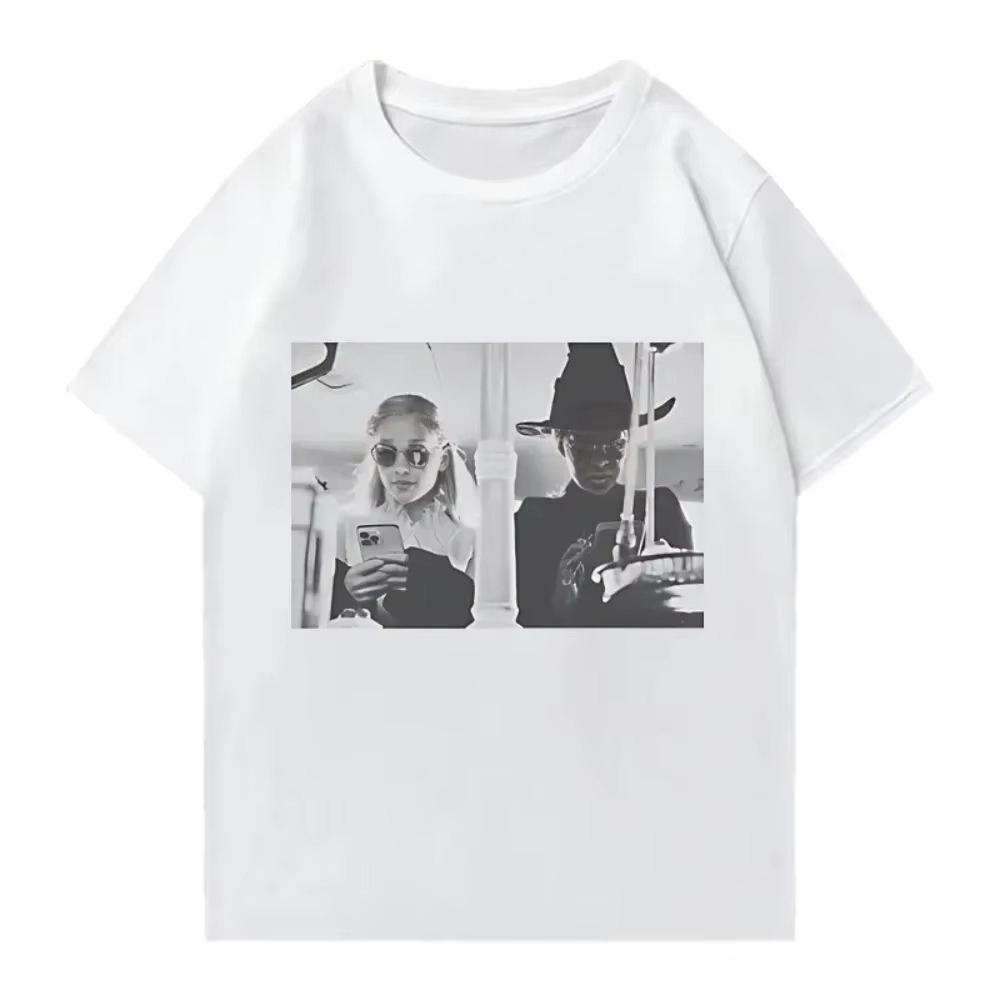 Evil Movie Print UnisexsWomens Witch Top with Classical Patterns TShirt Streetwear ShortSleeved TShirt