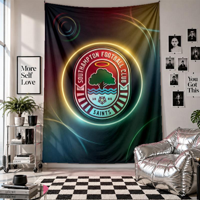 Southampton Football Wall Tapestry Home Decor Wall Hanging Cloth for Bedroom Living Room Background