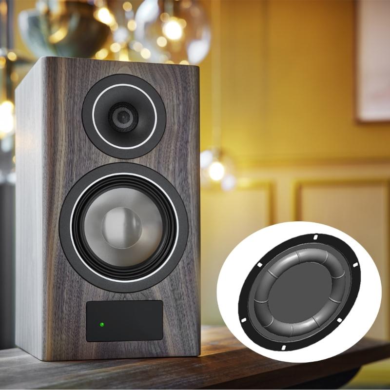 Резиновый Железный Басовый Диффузор Аксессуар для Громкоговорителя Басовый Диффузор для Аудиофилов Низкочастотные Громкоговорители 1 шт 6,5 дюйма/8 дюймов