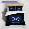 3pcs Football Team (61) Design Cover Set - HD Printed Bedding with 1 Cover and 2 Pillowcases - Perfect for Home and Dorm Decor