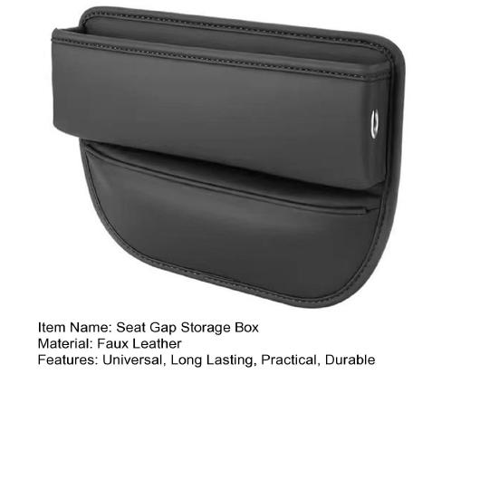 Ящик для хранения автомобильного сиденья с отверстием для кабеля, большой емкости, износостойкий органайзер на центральной консоли, аксессуары для салона автомобиля
