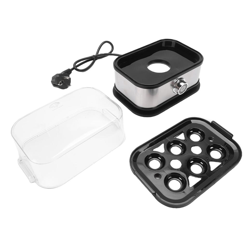 Яйцеварка 200 Вт Вместимость 6 яиц Нержавеющая сталь Портативная Умная Машина для приготовления вареных яиц для дома, общежития