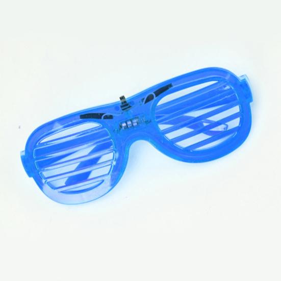 Kids Glow-in-the-Dark Glasses 3 Light Modes Light-Up Frames Battery-powered Heart Shape Cosplay