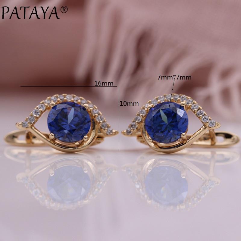 Женские сережки PATAYA с цирконом