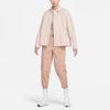 Nike Пиджак с логотипом на молнии и воротником, тканый, женские куртки Oxford-Pink FD9929-601