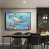 Декоративная картина на холсте дельфин Арт Постеры и принты Декор стен комнаты для гостиной Картины Cuadros