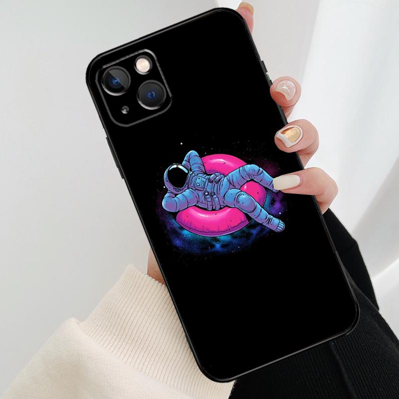 Чехол для телефона 'Астронавт Звездный Космос' Для iPhone 17 Pro Max 14 13 12 11 15 16 Pro Max mini 15 16 Plus 16e 17 Air Cover