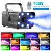 HOLDLAMP 700W RGB Smoke Machine, Fog Machine, Electric Smoke Light, LED, Remote Control, 10m Effective Range, Compact, Fast Heat-Up, Metal Constructio