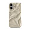 Матовый Чехол для Телефона Candy Color Складная Мятая Текстура Для For Iphone 16 1 14 13 12 11 Pro Max 16 Plus Ударопрочный Мягкий ТПУ Чехол