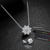 Kuaishou Douyin Sunflower Moissanite Women's Luxury Necklace Pendant