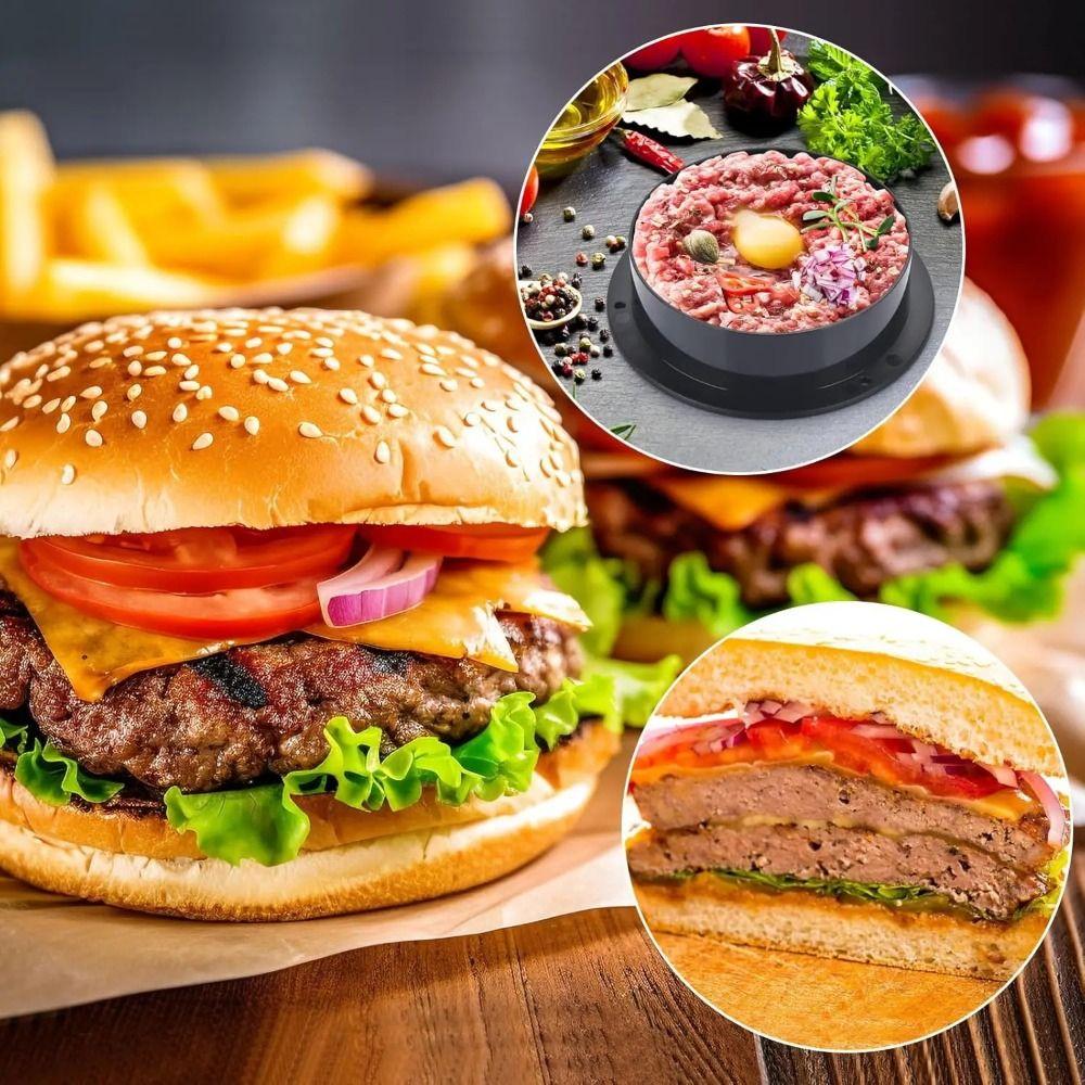 Food-Grade Hamburger Patty Maker Round Shape Stuffed Burger Patty Press  Barbecue