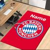 Custom Name Bayern Munich Printed Carpet Rug For Office Chair Living Room Bedroom Kitchen Room Decor Gifts