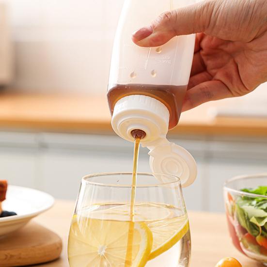 200/300 мл кухонная бутылка для специй, герметичная конструкция для сжатия с визуальной шкалой, гибкая бутылка для выдавливания приправ для тела