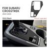For Subaru Crosstrek 2023-2025 Micro Suede Gear Shift Panel Frame Anti Scratch Center Console Interior Protector Car Accessories