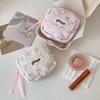 Bowknot Sanitary Pads Bag Large Capacity Coin Purse Portable Small Cosmetic Bag