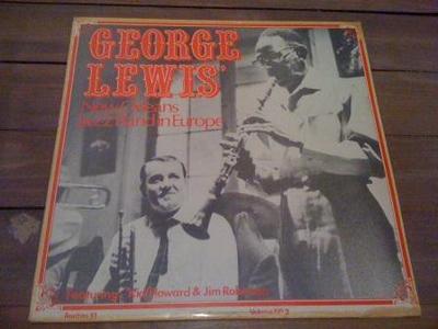 LP Пластинка GEORGE LEWIS' RAGTIME BAND - George Lewis' New Orleans Jazz Band 51 Редкость Дания Джаз Б/У