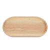 Деревянный натуральный овальный поднос для ресторана, отеля, кофейни, дома(большой)